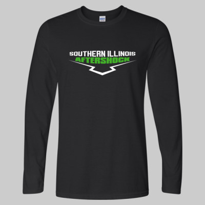 Aftershock Long Sleeve Cotton Tee Plate Logo - Piercy Sports