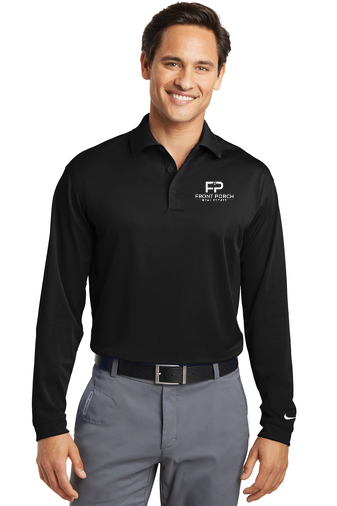 Front Porch Nike Golf Long Sleeve Dri-FIT Stretch Tech Polo - Image 2