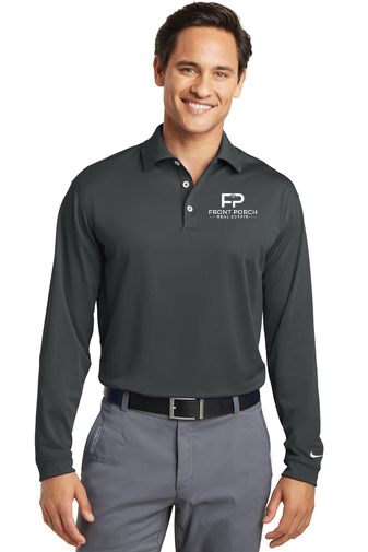 Front Porch Nike Golf Long Sleeve Dri-FIT Stretch Tech Polo - Image 4