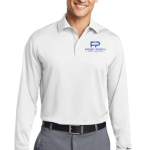 Front Porch Nike Golf Long Sleeve Dri-FIT Stretch Tech Polo