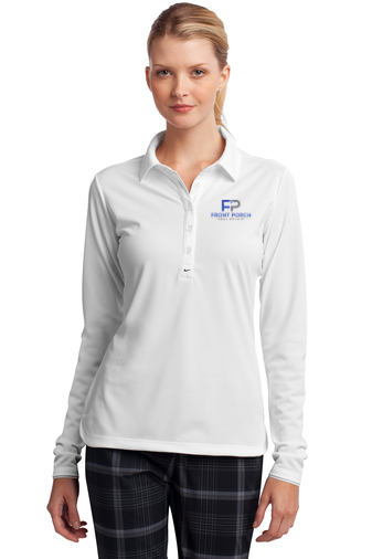 Front Porch Nike Golf Ladies Long Sleeve Dri-FIT Stretch Tech Polo - Image 3