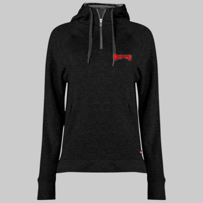 Dragons Ladies French Terry Hooded 1/4 Zip