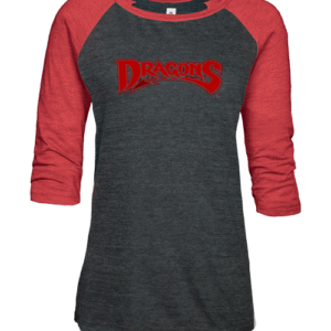 Dragons Ladies Vintage Baseball 3/4 Sleeve