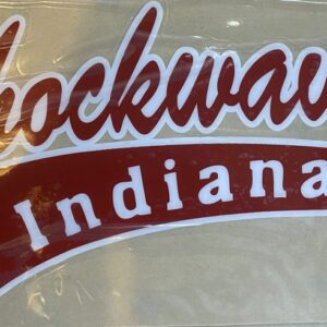 Indiana Shockwaves Car Sticker