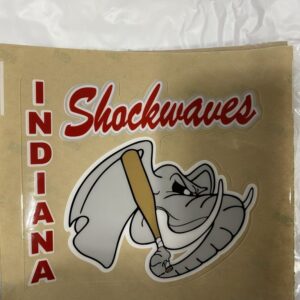 Indiana Shockwaves Car Sticker-Elephant