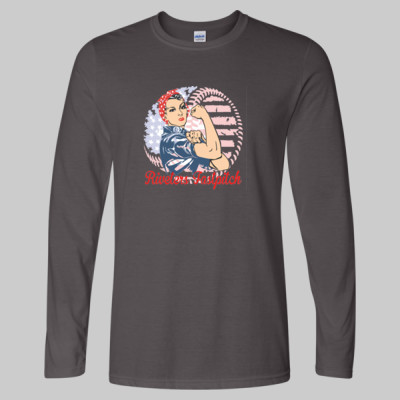 RIVETERS FASTPITCH LONG SLEEVE COTTON TEE - Image 3