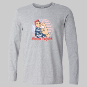 RIVETERS FASTPITCH LONG SLEEVE COTTON TEE