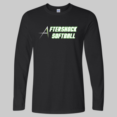 Aftershock Long Sleeve Cotton Tee A Logo - Image 2