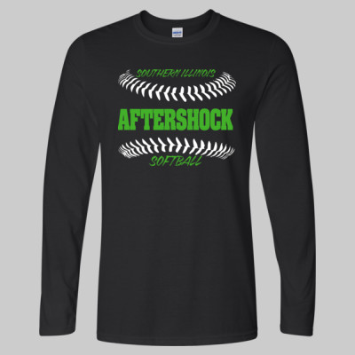 Aftershock Long Sleeve Cotton Tee Seam Logo