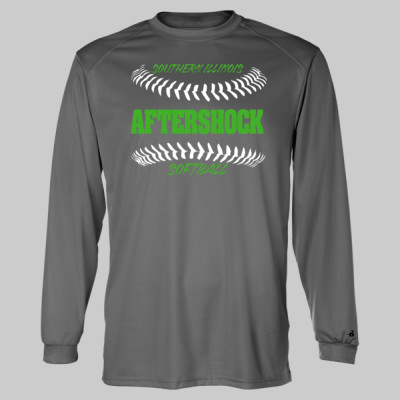 Aftershock Long Sleeve Drifit Seam Logo - Image 3