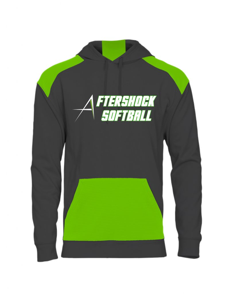 Aftershock Lime Hoodie (3 logo options) - Image 2