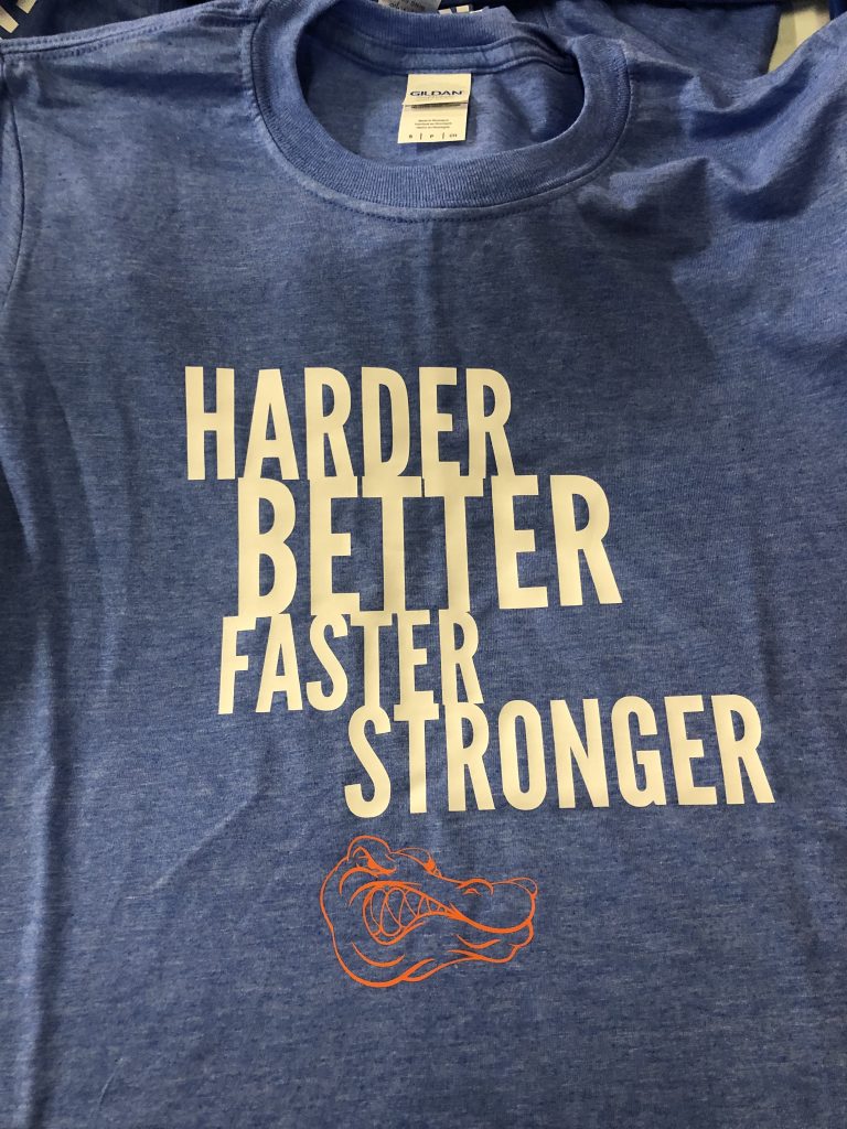 Indiana Gators Harder Better Faster Stronger Tee Shirt