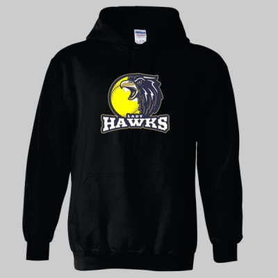 Lady Hawks Cotton Sweatshirt Ball Logo