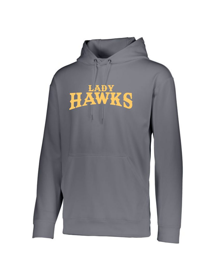 Lady Hawks Performance Sweatshirt Word Logo - Image 3