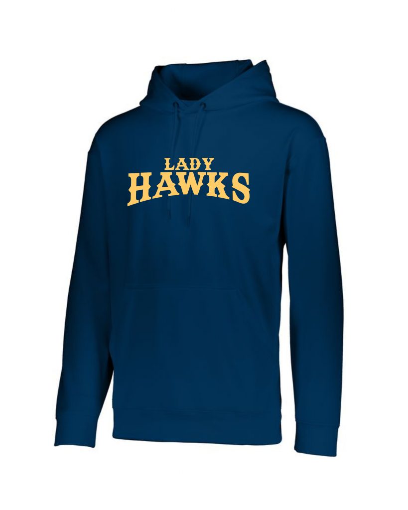 Lady Hawks Performance Sweatshirt Word Logo - Image 2