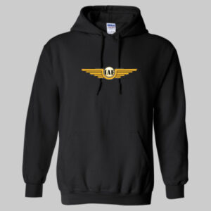 Indiana Assault Fastpitch Black Cotton Hoodie (3 logos)