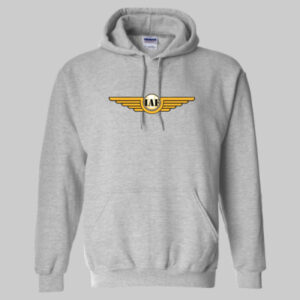 Indiana Assault Fastpitch Sport Grey Cotton Hoodie (2 logos)