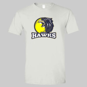 Lady Hawks Cotton Tee w/Ball Logo