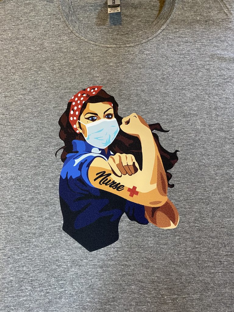 Nurse Strong Tee Shirt - Image 2
