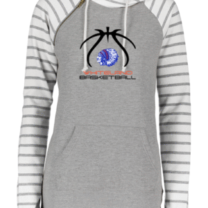Whiteland Basketball Double Hooded Striped Sweatshirt