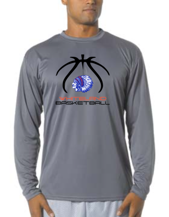Whiteland Basketball Long Sleeve Drifit Tee - Image 8