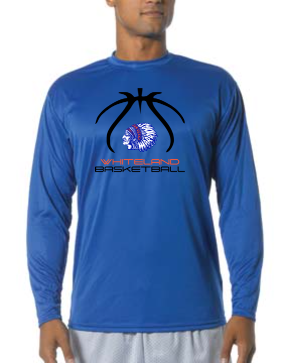 Whiteland Basketball Long Sleeve Drifit Tee - Image 2