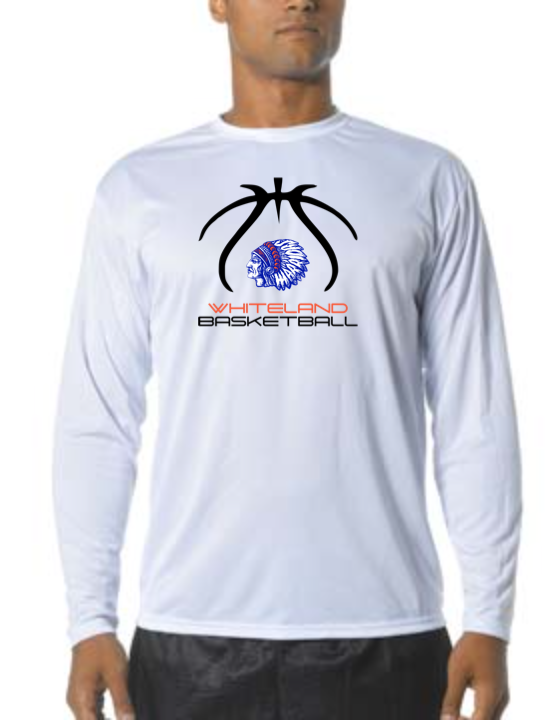 Whiteland Basketball Long Sleeve Drifit Tee - Image 5