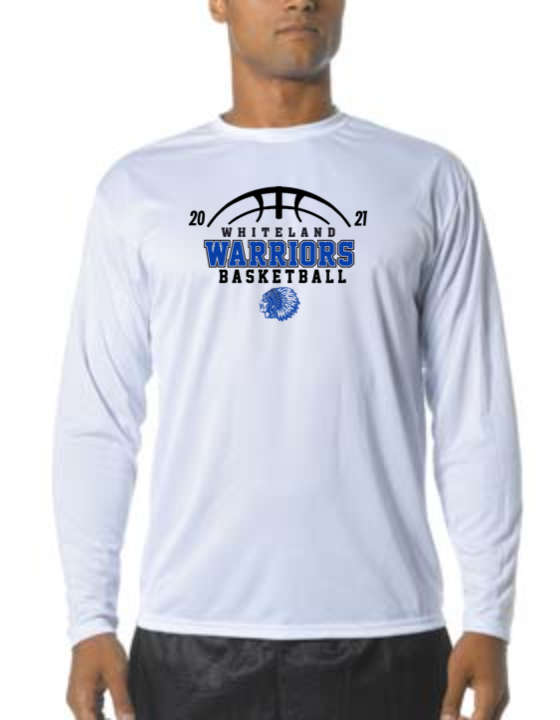 Whiteland Basketball Long Sleeve Drifit Tee - Image 4