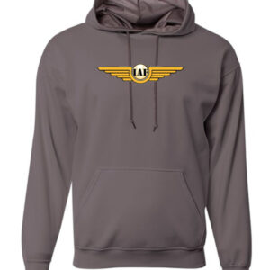 Indiana Assault Fastpitch Graphite Performance Hoodie (2 logos)